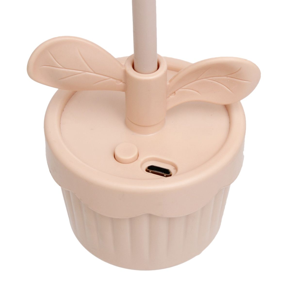 Portable Desk Fan Pink Flower Pot Little Honey