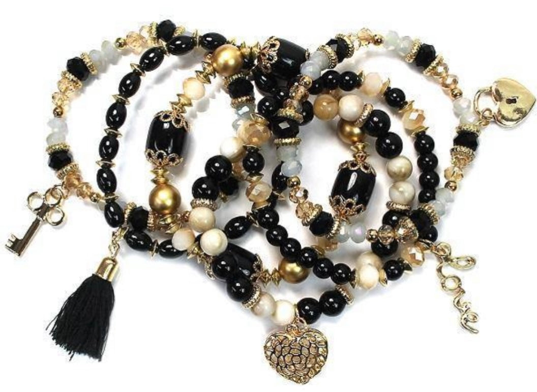 Black Bracelet stack