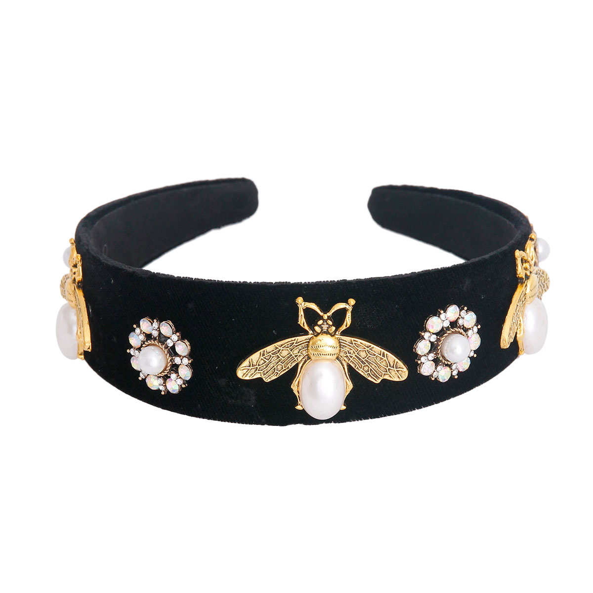 Designer Burnished Bee Headband