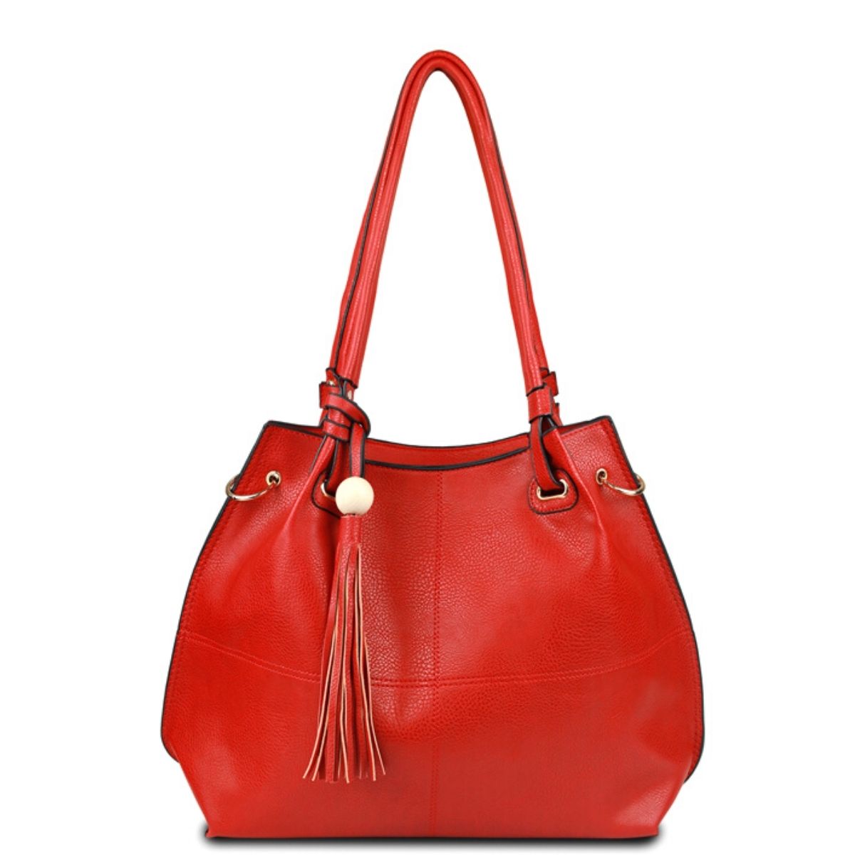 Soft Red Faux Leather Hobo Bag – The GameChanger's Boutique