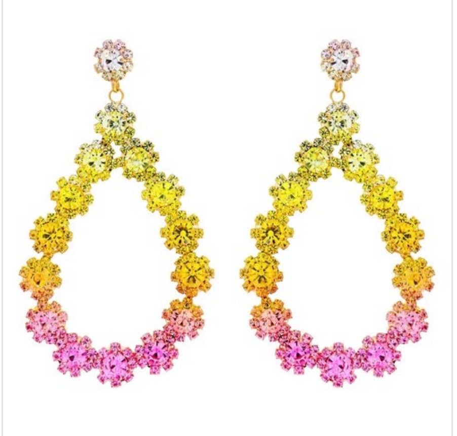 Pink Lemonade Fancy Hoops