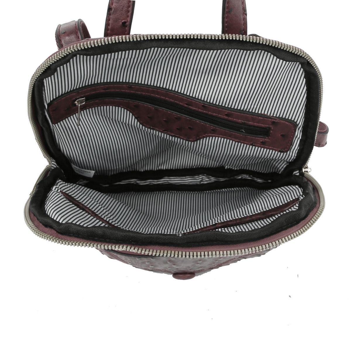 Brown Baseball Hat Shaped Backpack
