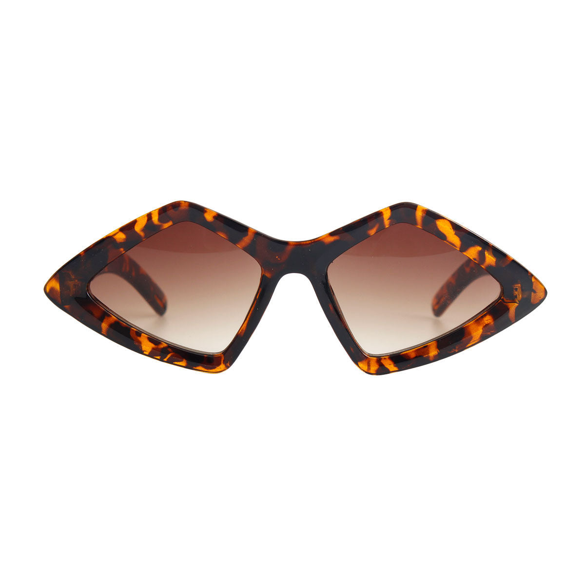 Tortoiseshell Pointed Frame Sunglasses