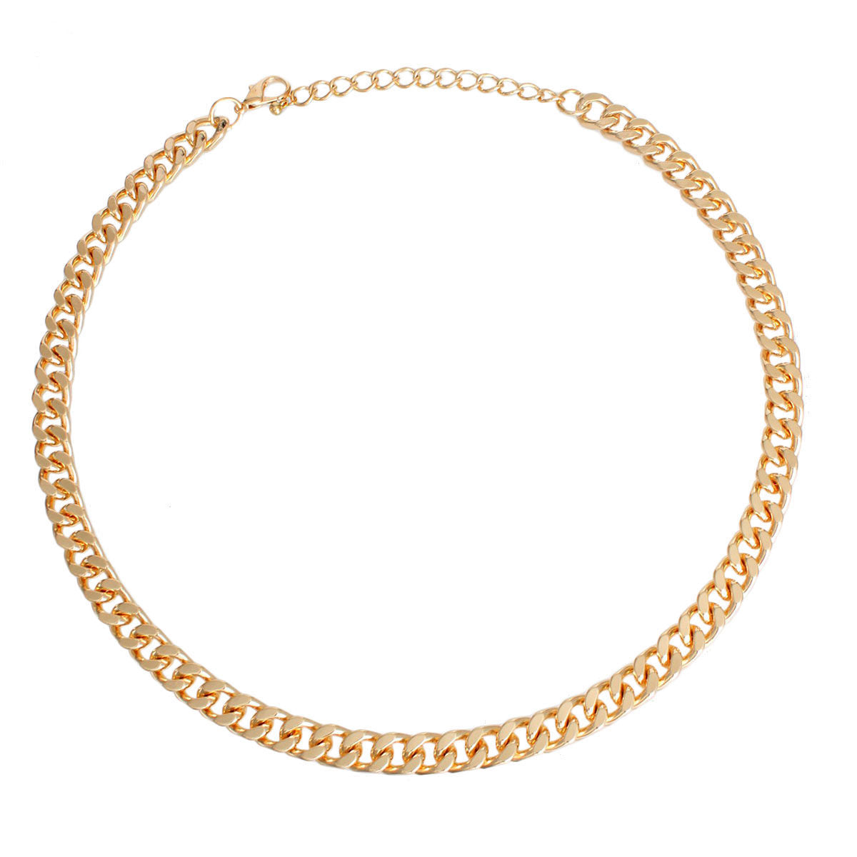 Mens Gold Curb Chain
