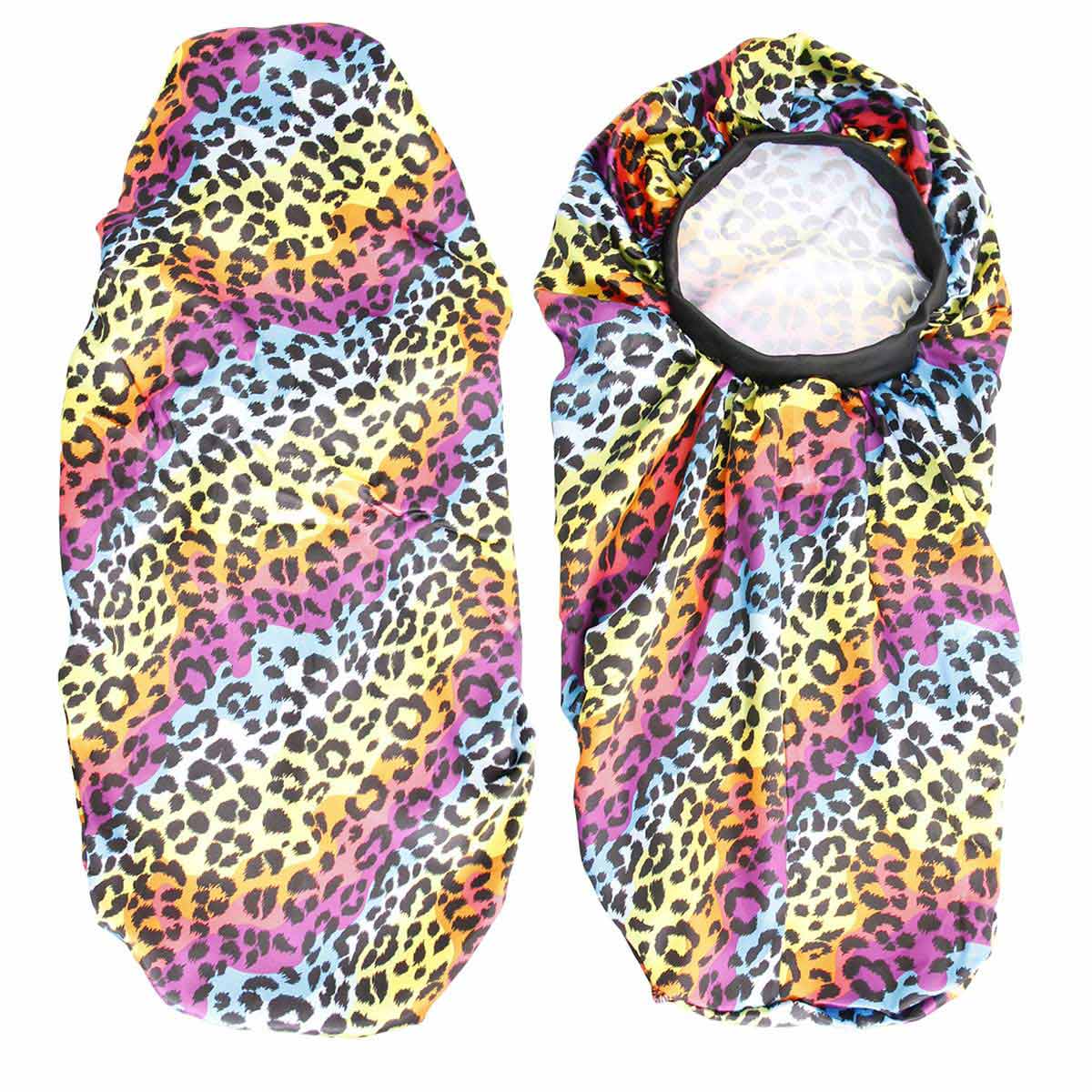 Rainbow Cheetah Dreadlocks Braid Bonnet