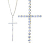 Large Gold Rhinestone Cross Pendant Necklace: Embodied Faith in Elegance