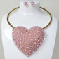 Hearted choker set