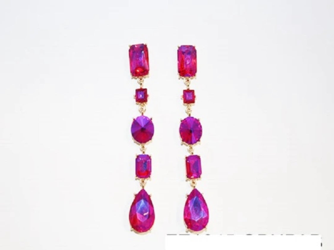 Color Drop Earrings