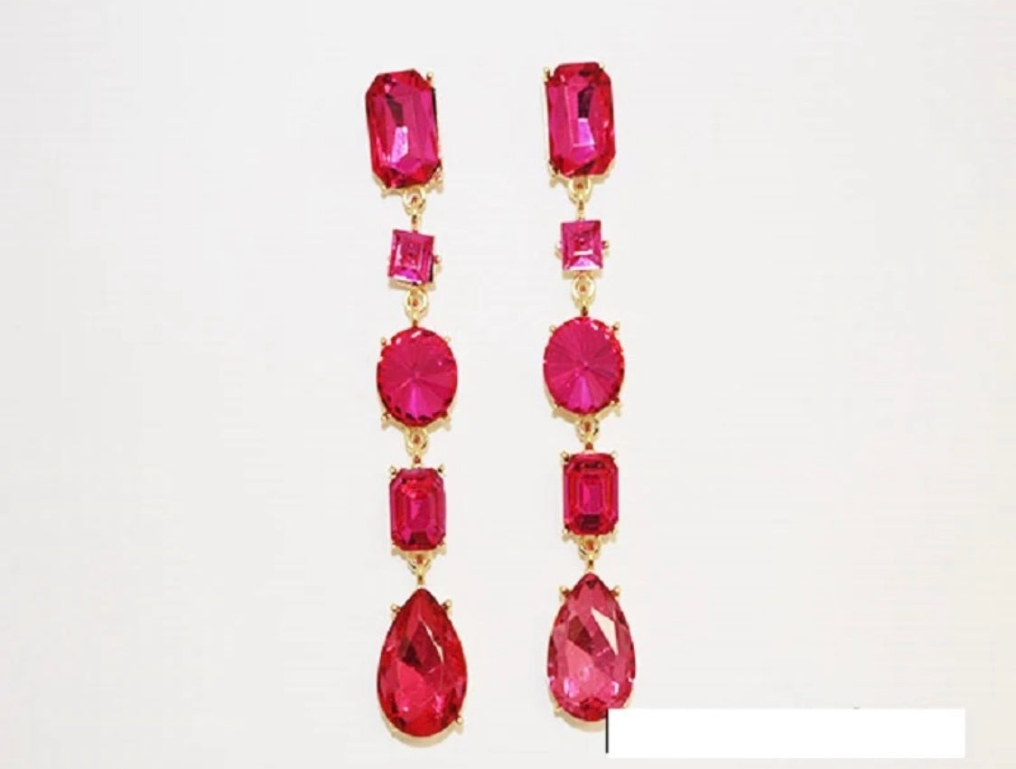 Color Drop Earrings