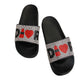 Size 10 Silver D Designer Slides