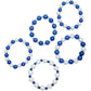 Azure Elegance: Blue and White Pearl Bracelet Set
