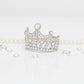 Cuff Royalty Silver Crown Luxe Crystal Bracelet