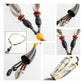 Real Buffalo Horn & Engraved Silver Necklace