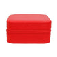 Red Travel Square Jewelry Box Organizer for Women