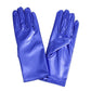 Royal Blue Metallic Formal Short Gloves ZPB SGRHO