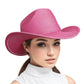 Cowboy Hat Fuchsia Glittery Rodeo Style for Women