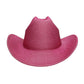 Cowboy Hat Fuchsia Glittery Rodeo Style for Women