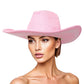 Cowboy Hat Pink Rhinestone Cowgirl Fashion Hat