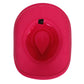 Cowboy Hat Fuchsia Pinched Cowgirl Fashion Hat