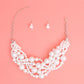 Pearl Necklace White 5 Twisted Set for Women