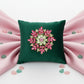 Brooch Large AKA Pink Green Snowflake Flower Pin