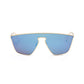 Blue Futuristic Flat Lens Sunglasses