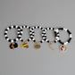 Black White Black Queen Bracelets