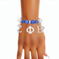 Blue Bead Zeta Bracelet