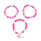 Bracelets Pink Breast Cancer Hope Set for Women