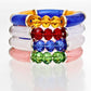 ZPB Blue White Tubular and Glass Bead Bracelet