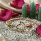 AKA Gold Cable Interlock Bangle