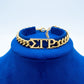SGRHO Sorority Gold Chain Greek Letter Bracelet