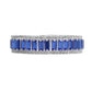 ZPB Sorority Blue Baguette Bling Tennis Bracelet