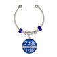 ZPB Greek Merch Heritage Charm Bangle Bracelet