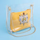 Shoulder Bag Yellow Sigma Sorority Purse for Women