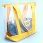Tote Yellow Clear SGRHO Sorority Bag for Women