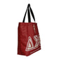 DST Sorority Crimson Large Shopper Tote for Women