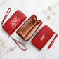 DST Sorority Long Red 1913 Patch Zipper Wallet