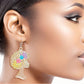 Dangle Multi Med Afro Butterfly Earrings for Women