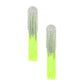 Tassel Neon Green Long Fringe Glam Earrings Women