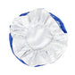 ZPB Sorority Blue White Satin Sleep Bonnet Cap