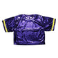 Jersey Purple Yellow Sequin GAME DAY Crop Top