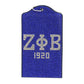 ZPB Blue Sparkling Sorority Pride ID Badge Holder