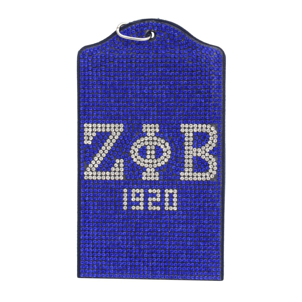 ZPB Blue Sparkling Sorority Pride ID Badge Holder