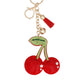Keychain Cheeky Coquette Red Cherry Bag Charm