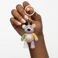 Keychain Colorful Rhinestone Teddy Bear Bag Clip