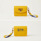 SGRHO Yellow 1922 Earbud Mini Snap Case with Clip