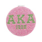 AKA Sorority Pink Bling Mirror Compact