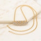 AKA Winged Bling Pendant Gold Chain Necklace
