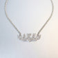 AKA Winged Bling Pendant Silver Chain Necklace